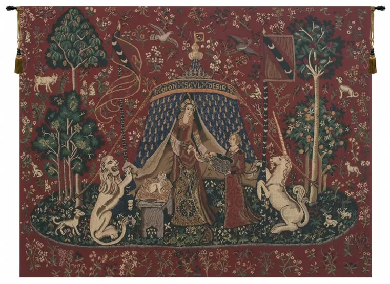 Lady and the Unicorn wall tapestry