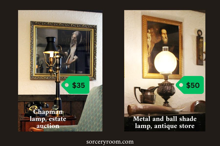 Hogwarts inspired lamps, prices